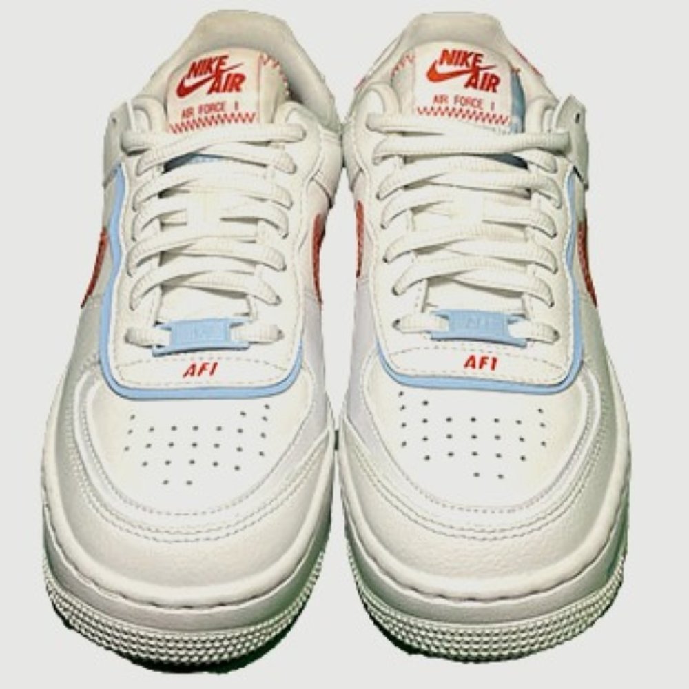 Nike Air Force 1 Shadow SE Team Orange Blue- Women’s size 5.5